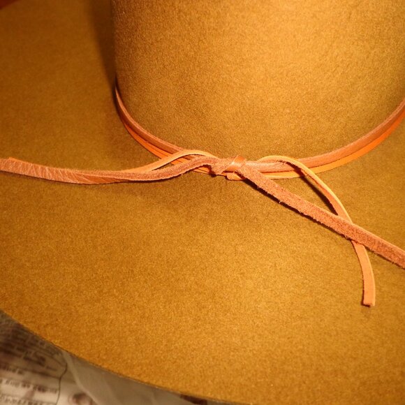 FIRM NEW Free People Lovely Bird Montana Turquoise Wrap Felt Hat S Rodeo main image 4